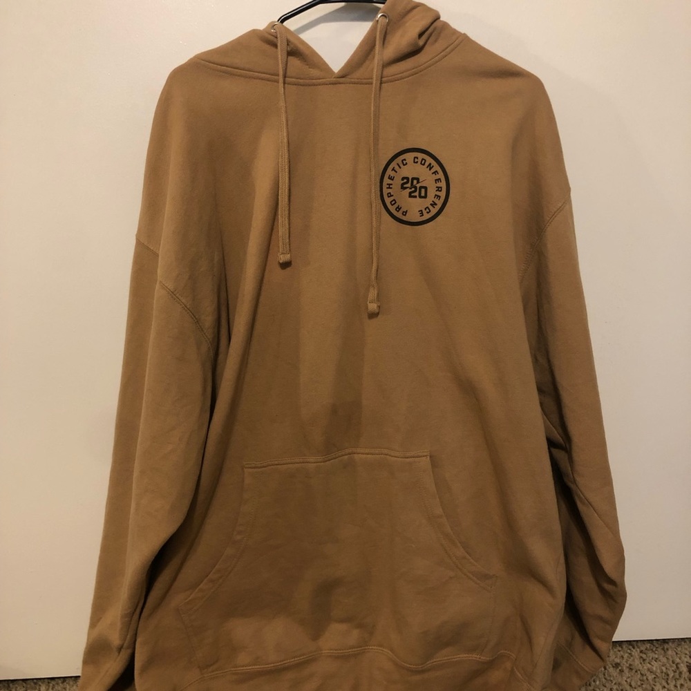 Brown/Mustard Hoodie.